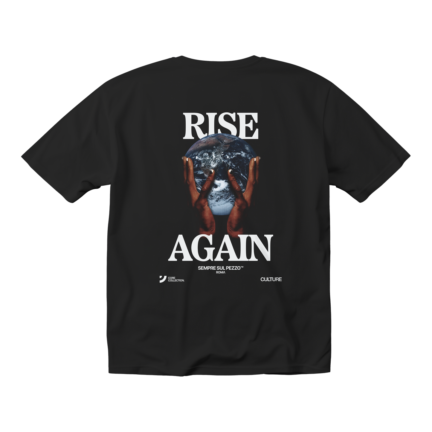 "Rise Again" Graphic Tee - Black